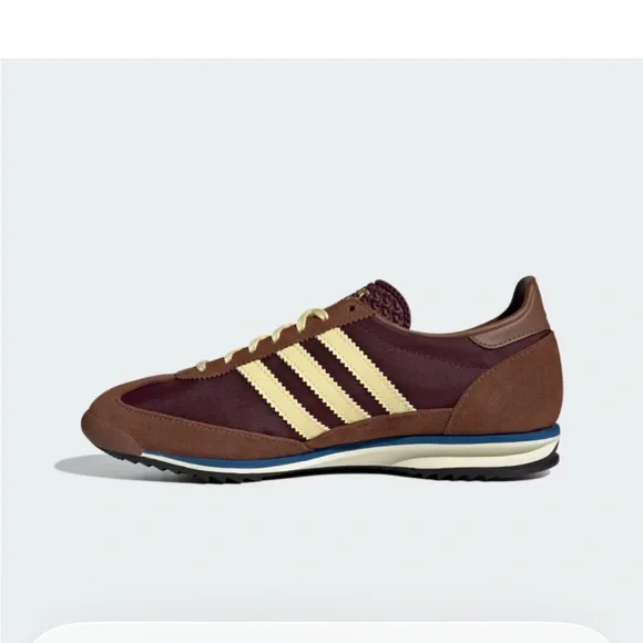 Adidas Women’s SL72 OG Maroon and Brown Sneakers - Picture 2 of 16